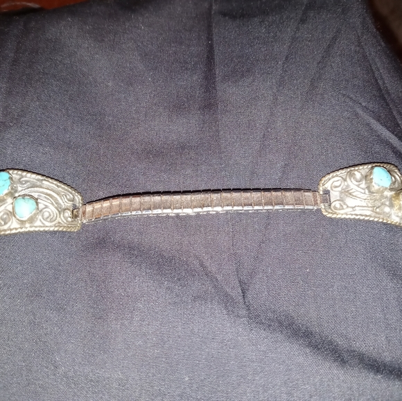 Sterling Silver & Turquoise Watch Band